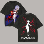 Neon Genesis Evangelion Anime S&otilde;ber Pesitud T-s&auml;rk Aastaringselt Kantav Kvaliteetne Isikup&auml;rane R&otilde;ivas Suur Suurus Unisex Uus Mudel Paaride T-s&auml;rk S
