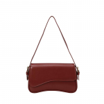 Vintage nahast Crossbody kotid naistele Disainer naiste v&auml;ike klapiga &otilde;lakott kaenlaalused k&auml;ekotid ja rahakotid punane
