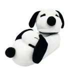 Mugavad Snoopy multikakoiraga pl&uuml;&uuml;sist sussid - Puuvillased, t&auml;iskannaga, soojad paaridele One Size 36-41 white
