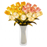 10/15 tk LED-valgustusega kunstlilled Tulp-lamp vaasiga Romantiline tulp-valgusti Tulp-laualamp LED-&ouml;&ouml;valgusti