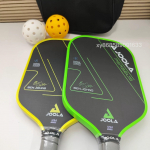 2 tk s&uuml;sinikkiust pickleballi reketit, 16 mm paksune komposiits&uuml;damik, vastupidav k&otilde;ik-&uuml;hes m&auml;ngu- ja treeningvarustus