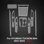 Auto l&auml;bipaistev TPU kaitsekile Hyundai Tucson NX4 2025-2025 keskpaneelile Kriimustusvastane Eelt&ouml;&ouml;deldud PPF Paranduskleebis for Tucson NX4
