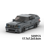 Loomingulised ehitusklotsid MOC E36 M&auml;nguauto Mudel 8 Rada Poistele V&otilde;idus&otilde;iduauto M3 Klotsid gray