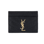 Saint Laurent Krediitkaardihoidja Nero Naiste Rahakotid Must 423291-BOW01-1000 Basic Set (Bag+Dust Bag)