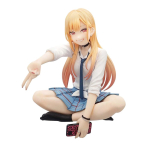Animie Kitagawa Marin figuur Marin istuv tegevusfiguur Nukk PVC Mudel M&auml;nguasjad Marin Figuur Kogu Kuju Laste Kingitused 10cm 10 cm beige