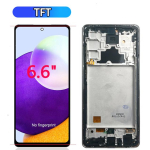 AMOLED-ekraan Samsung Galaxy A72 4G jaoks LCD-ekraan Puuteekraan Digitizer Samsung A72 A725F A725M jaoks LCD-asendus TFT NO Frame purple