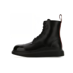 Alexander McQueen Lakk-nahast Platvormsaapad 'Must' Meeste 663528WHX5R1324 EU 43 black