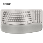 Logitech Wave Keys ergonoomiline juhtmevaba klaviatuur liiva