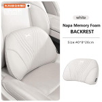 Autopeatugi XPENG G6 P7 + G9 MONA M03 G3 P5 2024 2025 2026 jaoks Auto kaelapadi V&ouml;&ouml;patja Kaela tugi Autotarvikud Waist White 1pcs