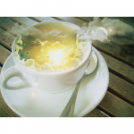 Teemanttikandid Kohv T&auml;is&uuml;mmargune Teemantmaal Maastik Rhinestones Crystal Art 20X30CM