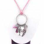 NOA [G4016] - Collier Cr&eacute;ateur 'Gypsy' rose Heleroosa