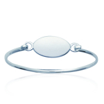 Les Tr&eacute;sors De Lily [G7885] &ndash; h&otilde;bedane 'Identity' h&otilde;bedane k&auml;ev&otilde;ru (ovaalne) &ndash; 62 mm 25x15 mm h&otilde;be