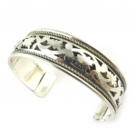 Les Tr&eacute;sors De Lily [N8073] - Bracelet cr&eacute;ateur 'Cleopatra' argent&eacute; h&otilde;be