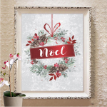 Teemanttikandid T&auml;ielik teemantmaal Ristpistes mosaiikkunst Pilt kivist maastikukaunistusega kingitus Full Round 20X30CM