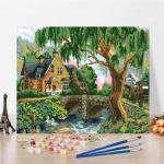 Digitaalne &otilde;limaal Numbrite j&auml;rgi &Otilde;limaal K&auml;sitsi valmistatud L&otilde;uend Numbrite j&auml;rgi Maalimine DIY Maalimine Numbrite j&auml;rgi 40x50cm no frame