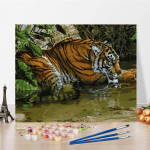 Digitaalne &otilde;limaal Kodukaunistus L&otilde;uend Numbrid &Otilde;limaal Kunst DIY Maalimine numbrite j&auml;rgi 40x50cm no frame