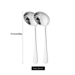 Kodu Aksessuaarid Toiduvalmistamisn&otilde;ud Supilusikas Restoran Roostevabast terasest s&uuml;gava p&otilde;hjaga laud &Otilde;htus&ouml;&ouml;k Pika k&auml;epidemega Mitmeotstarbeline h&otilde;be