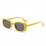 SO&EI Fashion V&auml;ikesed ristk&uuml;likukujulised naiste p&auml;ikeseprillid Retro Jelly Gradient Prillide Varjud UV400 Meeste ruudukujulised oranžid rohelised p&auml;ikeseprillid