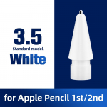 Fonken'i vahetusotsikud Apple'i pliiatsi 1 2 jaoks &uuml;hilduva p&otilde;lvkonna iPad Pro pliiatsi jaoks iPencil Nib iPadi pliiatsi jaoks, 1. pliiatsi / 2. pliiatsi titaanisulamist otsik Standard Model valge