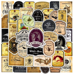 10/50 tk retrogooti apteeker apteeker n&otilde;id veekindlad kleebised auto reisipagasi kitarr k&uuml;lmik Lahe grafiti kleebis 10pcs