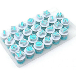 Koogivormid Kevadk&uuml;psis Fondant Dekoratsioon K&uuml;psetust&ouml;&ouml;riistad Suured/v&auml;ikesed t&auml;hed Large letters