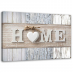 L&otilde;uendiprint Heart Home vintage 60x40 hall v&auml;rv