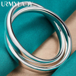 925 h&otilde;bedane topelt &uuml;mmargune s&otilde;rmus k&auml;ev&otilde;ruga k&auml;ev&otilde;ru naistele v&otilde;luvad moeehted MD015