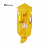 Katte saba koerte vihmamantel Suurte koerte t&auml;ispakett Kuldne retriiver Suur koera riided Nelja jalaga vihmakindlad lemmikloomatarbed 8XL