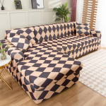 Sektsioondiivanikatted Stretch-diivani katted L-kujuliste sektsioonide jaoks 3 seater 190-230cm