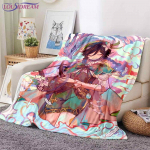 M&auml;ngutekk Genshin Impact tekk Diivanvoodi Elutoa Soe reisitekk Kliima tekk 150x200cm