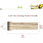 PVC Kodu p&otilde;randakleebised Veekindel isekleepuv elutoa tapeet Kodukaunistus 20x300cm H