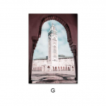 Plakatid islami maalid seinal l&otilde;uendikunstitr&uuml;kised kodukujunduse jaoks moslemi arhitektuuri plakatid seinal p&ouml;&ouml;ningul, raamita 21*30cm