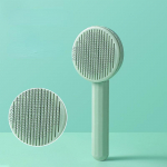 Lemmiklooma karvaeemalduskamm Macaron kassipuhastuskamm &uuml;mmargune koerakass roostevabast terasest n&otilde;elakamm massaaž Puhas ujuv juuksehari