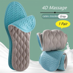 NO.8 Lateks massaaži sisetallad jalan&otilde;udele Mugavad hingavad higi neelav deodorant l&ouml;&ouml;ki summutav meeste naiste kingapadjad 35-36 sinine