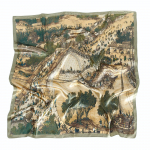 Kvaliteetsed luksuslikud siidist sallid peapael Sallid kaelasall naistele kett siidist sall naiste dekoratiivne sall 90*90cm