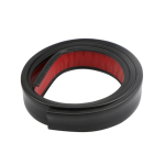 Tirol Soft Carbon Fiber Car Rubber Bumper Strip Outside Bumper Front Lip 60/65mm Width 2.5m length Car Bumper Strip Car Black 1.5Mx3.8CM gray