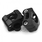 1 paar 1/8-tollist CNC-alumiiniumist mootorratta juhtraua p&uuml;stikud 28 mm reguleeritavad rasvavarda klambrid, universaalsed mootorratta mootorratta jaoks kuld