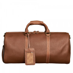 Meeste reisikott Ehtsast nahast vabaaja k&auml;sipagasi kott Suure mahutavusega spordikott &otilde;latasku 18-tollise s&uuml;learvuti jaoks 50cm pruun