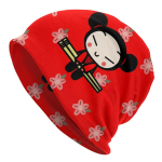 Kohandatud Anime Pucca Slouchy Beanie M&uuml;tsid Naiste Unisex Multifilmitegelased Mood Kootud Skullies Beanies M&uuml;ts talvesuusatamiseks One Size