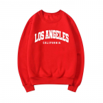 Los Angeles California dressipluus Vintage LA Crewneck dressipluusid Unisex graafiline kapuuts, pikkade varrukatega vabaaja topid Pulloverid džemprid S