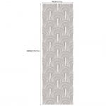 Moodne minimalistlik kaarekujuline elutoa magamistoa isekleepuv tapeet (45cm*300cm) RW287