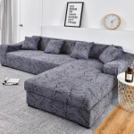 L-kujuline nurgatool Longue Diivan Cubre Diivan Elastne Diivani Katted Elutoa venivad diivanikatted 2-seater 145-185cm