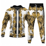 Vintage luksuslik leopardekett, 3D tr&uuml;kitud kapuuts + p&uuml;ksid, 2 tk. &uuml;likonnad, mehed, naised, vabaaja paarid, spordir&otilde;ivad, dressikomplektid, r&otilde;ivakomplektid S-6XL 6XL