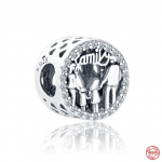 Uus 925 Sterling Silver Fit Fasion Originaalne K&auml;ev&otilde;ru L&auml;ikivad Helmed Pere ripats Armastus S&uuml;da Amulett &Otilde;ed Rippuvad Amuletid Ehted