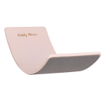 KiddyMoon puidust tasakaalulaud lastele puidust m&auml;nguasi lastele tasakaalulaud beebidele puidust m&auml;nguasjad 80x30cm, roosa 83x29,5x1,7/Felt