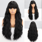 Miss Wig Ombre Pruun Heleblond Plaatina pikk Laineline Naiste Keskosa Juukseparukas Cosplay Naturaalne Kuumakindel s&uuml;nteetiline Parukas 65cm