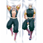Anime Uzui Tengen kehapadjap&uuml;&uuml;r J&otilde;ulu Gorou Cosplay pikk padjap&uuml;&uuml;r Kallistav kehapadja kate virsikunahast 40x120cm