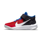 Nike Team Hustle D10 FlyEase PS University Red Game Royal Laste tossud Off-Noir White DD7302-005 28