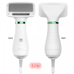2-&uuml;hes lemmikloomakuivati ​​Vaiksed koeraf&ouml;&ouml;nid ja kammihari Kassipoegade Juuksekamm Kutsika Karusnaha Puhur, Reguleeritav temperatuur 【1】 valge