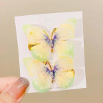 1/2 tk V&auml;rviline liikuv liblikas juukseklamber, kaunid tiivad, magusad juuksen&otilde;elad, naised, t&uuml;drukud, armsad tukk, klambrid, juukseaksessuaarid